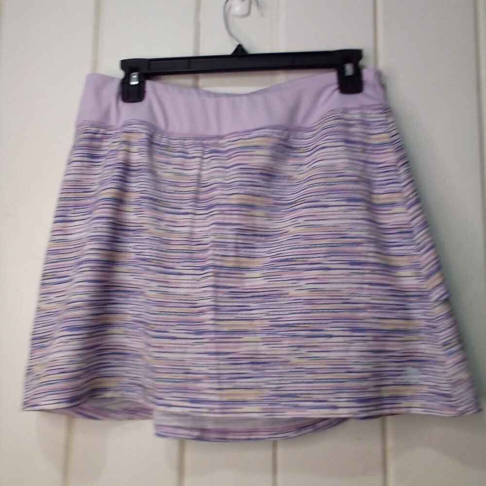 Zelos Skort Women M Skirt With Shorts Active Athletic Pattern Purple Blue